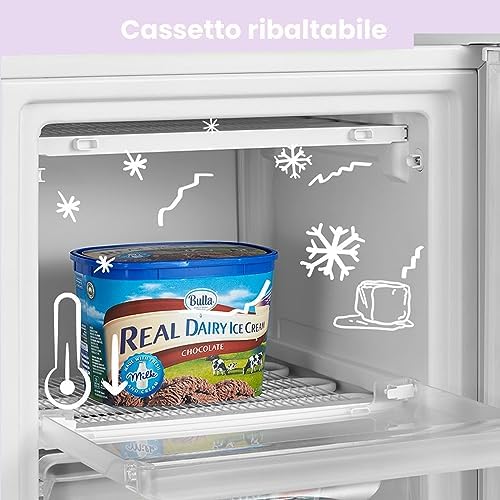 RCU60WH2 Congelatore Verticale Monoporta Compatto 60L