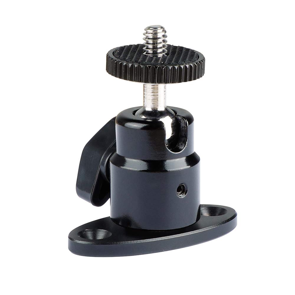 CAMVATE 1/4"-20 Mini Ball Head With Ceiling Mount For CCTV & Video Wall Monitors Mount