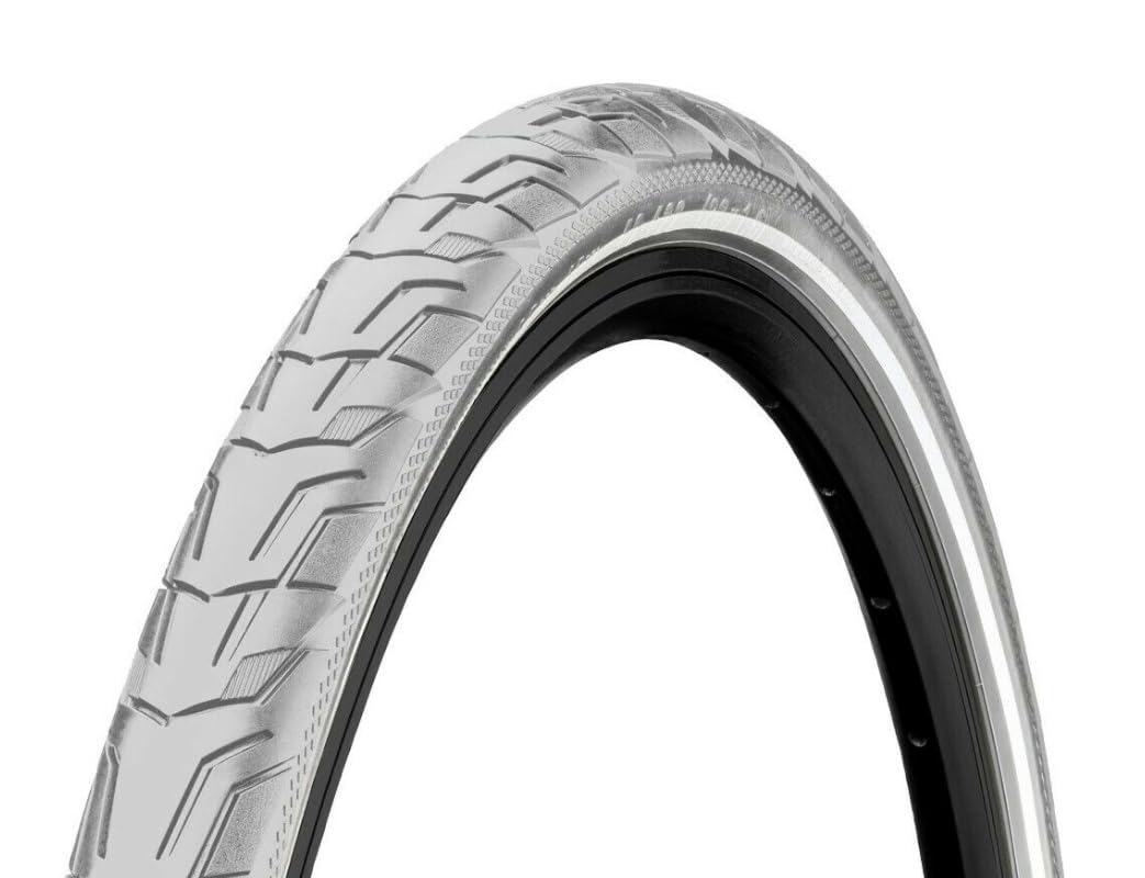 Continental Ride City E25 Reflex - Filo per bicicletta, 28x1,6" 42-622 mm, 700x40C, colore: Grigio