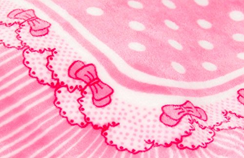 image for VIP Fleece Fleece Baby Blankets for Girls - Super Soft and Cozy - Anti