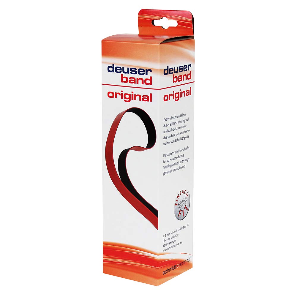 Deuser Exercise Band - Light Tension - Fitness Training - Blue & Red