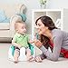 Bumbo Multi Seat, Converts Into Booster Seat and High Chair - Aqua