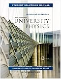 University Physics: Student Solutions Manual: Vol 2