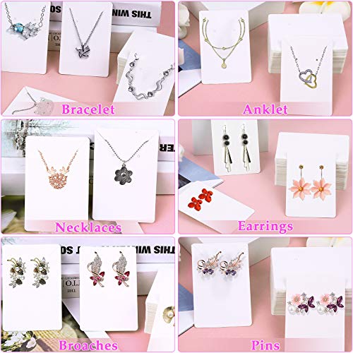 Cruzix Earring Packaging Cards Display for Jewelry, 100 Pcs Earring