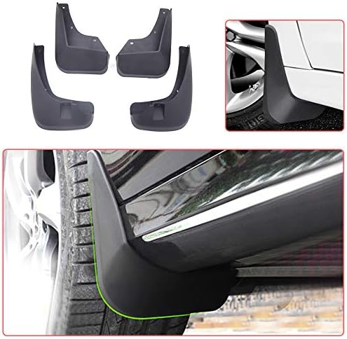 アップグレードされた車のマッドガードスプラッシュガード Chevolet Kopacz フロントリアマッドガードホイールアクセサリースタイリング ボディフィッティング4個ブラック Tarunniketanpublicschool Com