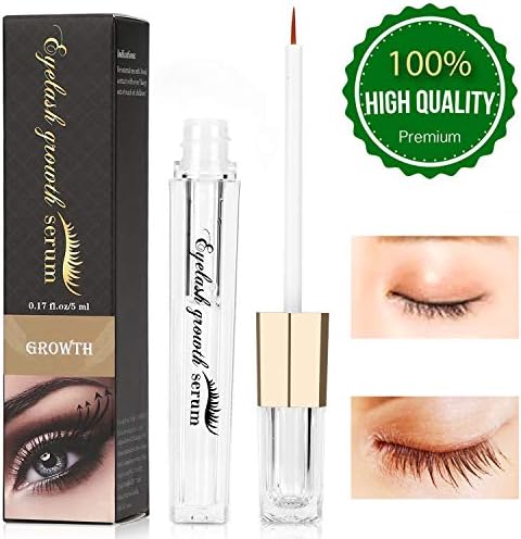 Eyelash Growth Serum Eyebrow Enhancer Serum Professional Eyelash Booster for Naturally Longer, Fuller & Thicker