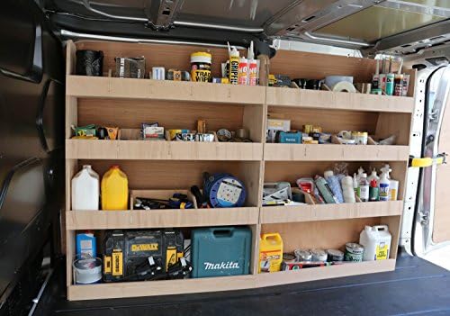 Ford Transit Custom SWB Plywood Racking OS Front & Rear