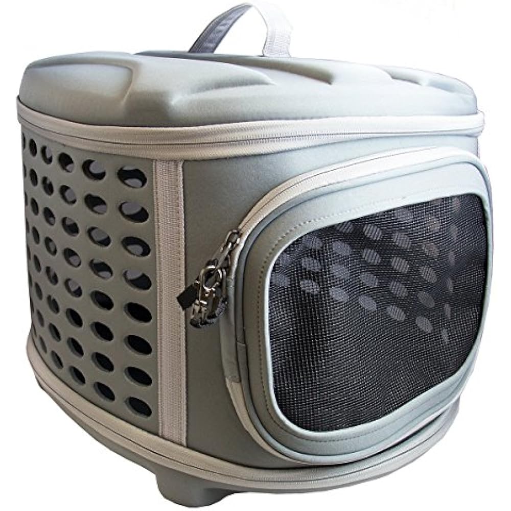 Hard HardSided Carriers Cover Collapsible Cat Pet Travel Kennel Top