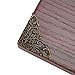 BQLZR Antique Vintage Desk Shelf Edge Cover Box Corner Decor Protector Pack Of 20