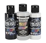 Createx Colors Wicked Detail Black, White & 4012 Reducer Set, 2 oz