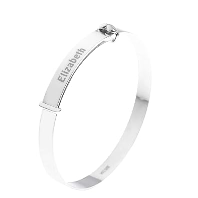 diamond christening bracelet