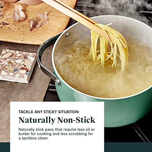 Caraway Nonstick Ceramic Dutch Oven Pot with Lid (6.5 qt, 10.5") Non