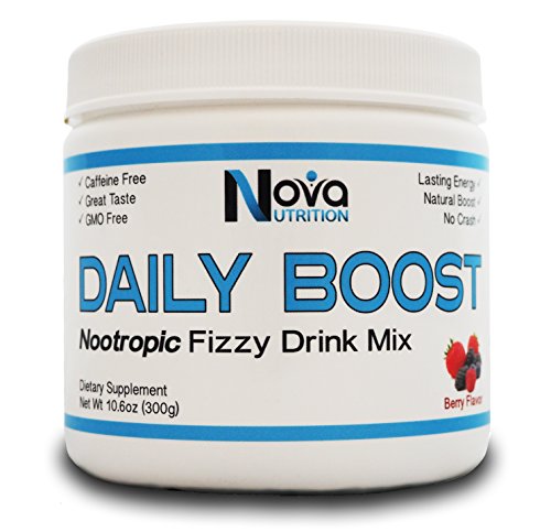 DAILY BOOST - Nova Nutrition - Nootropic Fizzy Drink Mix - 30 servings (300g)