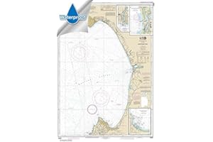 Paradise Cay Publications, Inc. NOAA Chart 18685: Monterey Bay; Monterey Harbor; Moss Landing Harbor 30.2 x 43.5 (Waterproof)