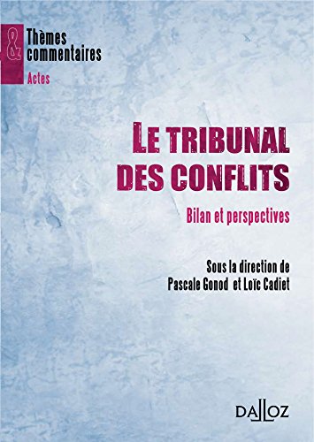 Le  tribunal des conflits