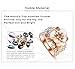 AnaZoz Jewelry 18K Gold Plated Women Rose Gold Plate SWA Elements Austrian Crystal Enamel Flower/Wedding Ring 8