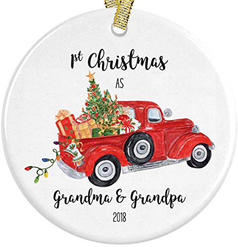 Our First Christmas as Grandma and Grandpa 2018