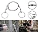 STMAN Survival Kit/Survival Gear 6 in 1 Outdoor Emergency SOS Survival Tool Wilderness/Hiking/Camping - Wire Saw, Emergency Blanket, Multi-Purpose Pliers, First Aid Sticker, First Aid Whistle