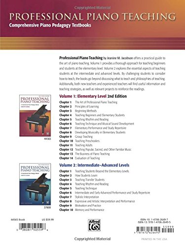 Professional Piano Teaching, Vol 1: A Comprehensive Piano Pedagogy Textbook - //medicalbooks.filipinodoctors.org