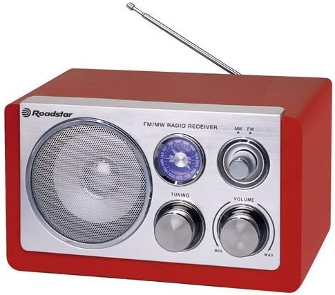 Radio Portátil AM/FM Roadstar HRA-1200N/RD color rojo: Amazon.es: Electrónica