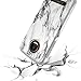 Moto Z2 Force Case, Moto Z Force (2nd Gen.) Case, Rosebono Hybrid Dual Layer Shockproof Hard Cover Graphic Fashion Cute Colorful Silicone Skin Case for Moto Z2 Force - White Marble