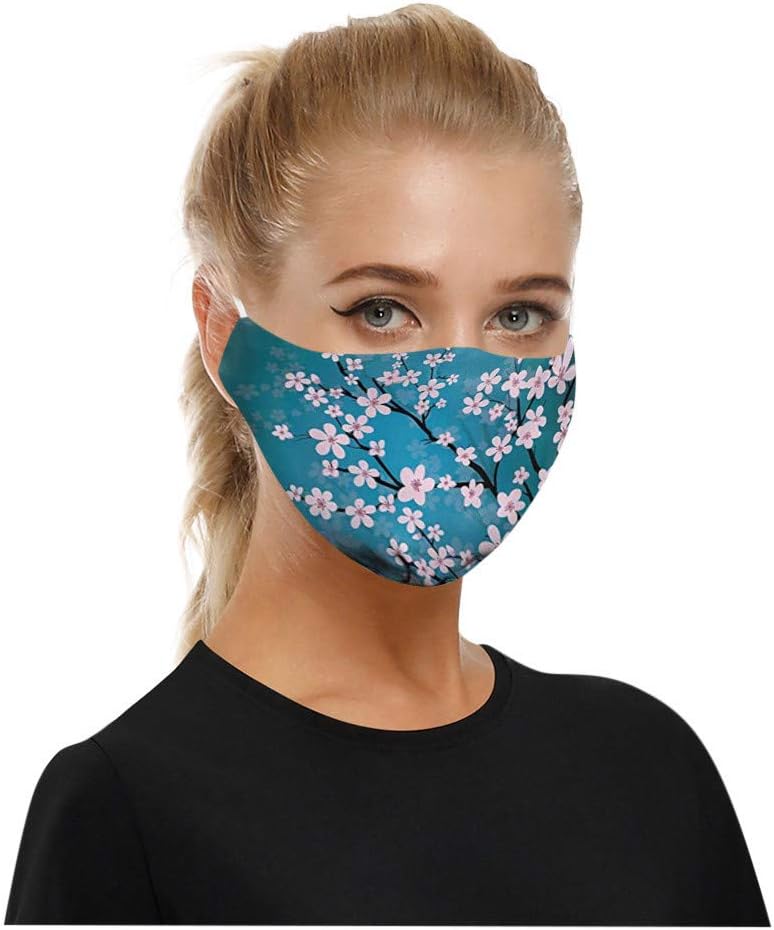5Pc AKIMPE 2020 Face Cloth Dustproof Reusable Windproof Foggy Haze With Gasket Mouth Breathable Filter