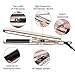 ETEREAUTY Hair Straightener, Hair Straightens & Curls with Adjustable Temp, Professional Flat Iron for Hair Styling，Luxurious Gold