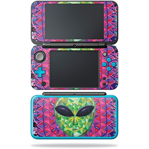 MightySkins Skin Compatible with Nintendo New 2DS XL - Geometric Alien | Protec…