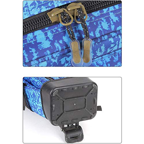 Angeltasche, 2 Stück, tragbar, Rod Bag mit hoher Kapazität, Angelrute, Tackle Bag Aufbewahrungstasche, wasserdicht, mit… – Bild 6