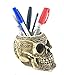 Bellaa 21000 Celtic Knot Skull Pencil Holder 6 inch
