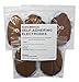 Santamedical 10 Snap-On Re-Usable Tan Carbon Electrode Pads with Premium Gel (Hand Shape) - Satisfaction Guaranteed