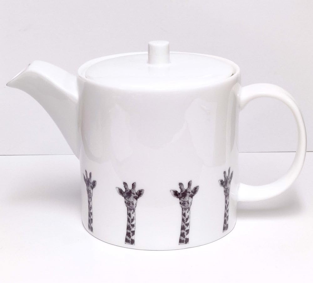 Redwood Collection Giraffe Design Fine Bone China Tea Pot (1 Litre), RW75114