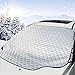 HiSung Car Windshield Snow Cover, Car Sunshades for Windshield with Magnetic Edges Snow, Ice Defense No Scratches,Cotton Thicker Windshield Winter Cover Fits for Most Cars