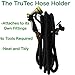 New Design Expandable Garden hose, Triple Layer Latex Core, 48 Ply, Solid Brass Fitting Shut Off Valve Spray Nozzle Stainless Steel Holder (50ft Black)