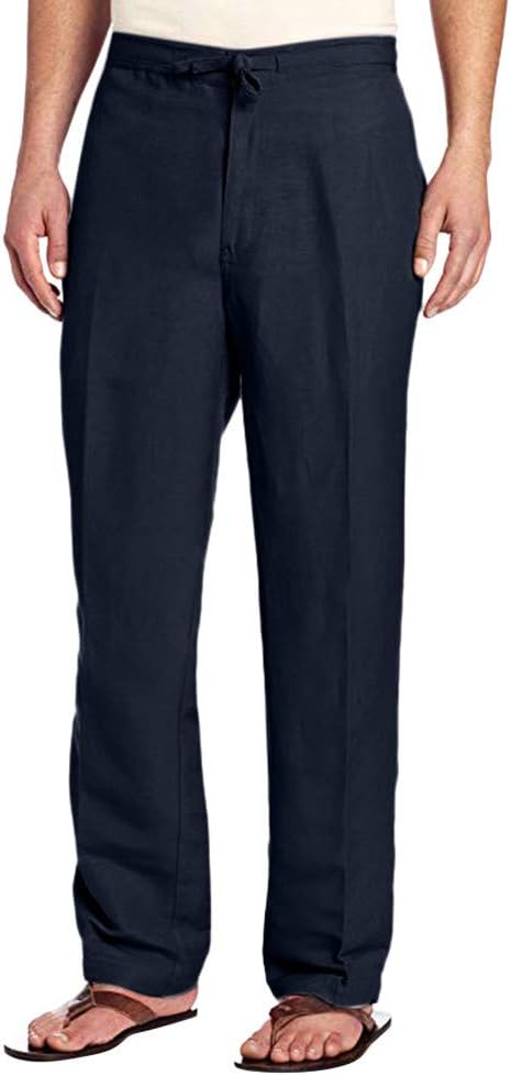 SANFASHION 2020 Newest Mens Trousers Casual Pants Pocket Elasticated Waist Drawstrings Slim Fit Stretch Spring Summer Autumn Winter Comfy Soft Breathable