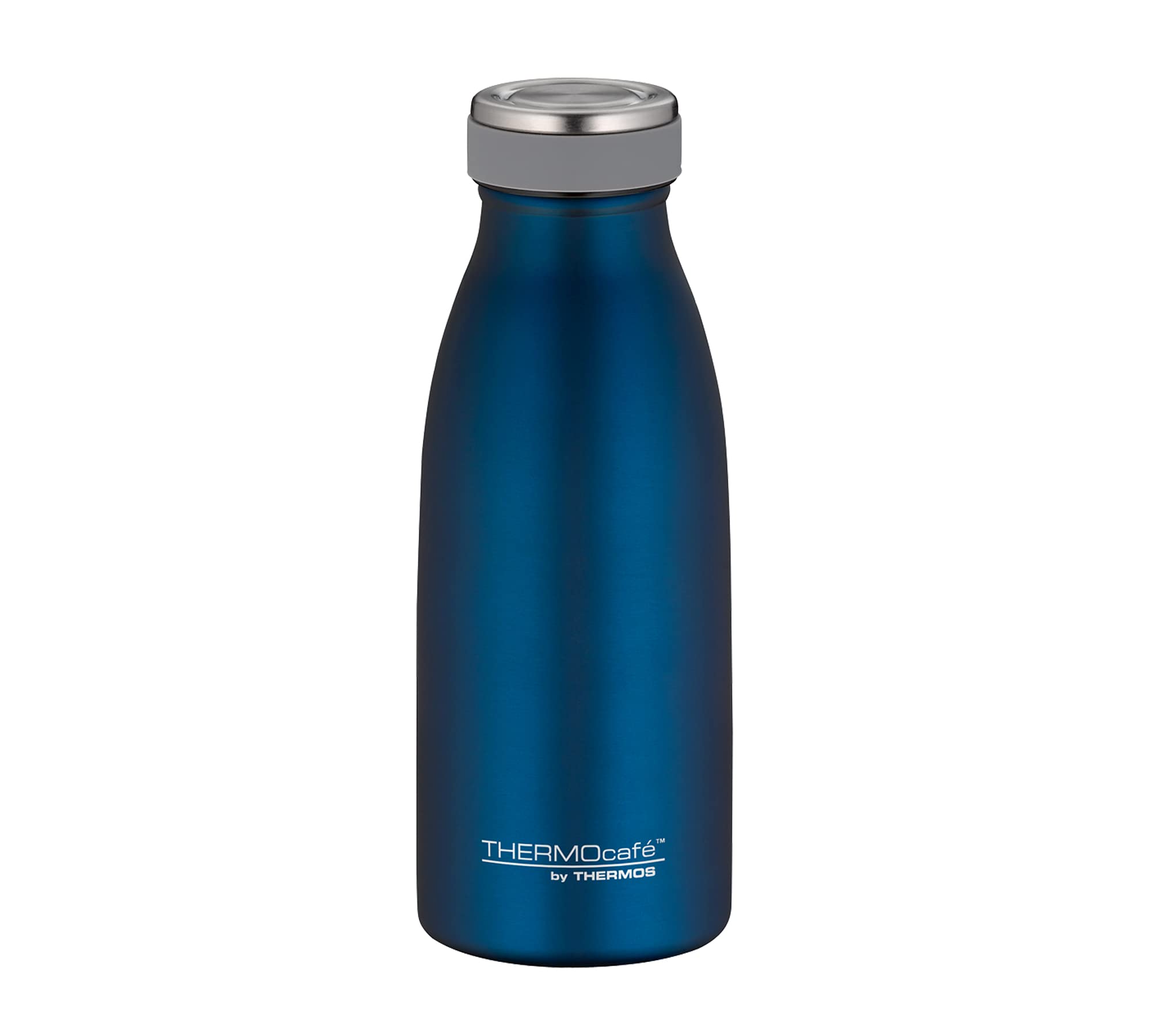 ThermoCafé Drinking Bottle, Insulated Water Bottle, Insulated Bottle, Thermos Flask. 0.35 l Mat Saphir Blue — image 1