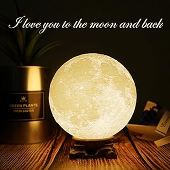 Amazon.com: Mydethun Moon Lamp Moon Light Night Light for Kids Gift for