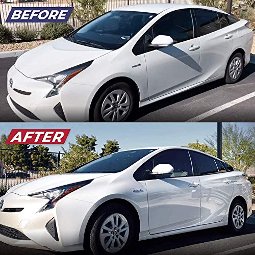 Autoamerics Hybrid Car Wax Sealant Spray - Most Advanced Quick Detailer Top Coat Polish and Sealer - with Liquid Carnauba for a Deep Hydrophobic Mirror Shine on All Surfaces - 16 Ounces Detailing Kit