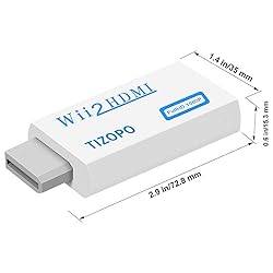 TIZOPO Wii to HDMI Converter, Wii HDMI Adapter