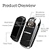 Avantree 18P Sunday Solar Charging Bluetooth Hands Free Visor Car Kit, for Handsfree Call, GPS, Music, Wireless in-Car Speakerphone, Connect Two Phones