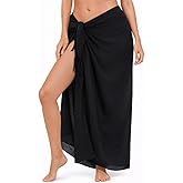 INGEAR Sarong Bathing Suit Cover Up for Women – Long Pareo Beach Wraps, Swimsuit Coverup Skirt, Stylish Bikini Cover Up