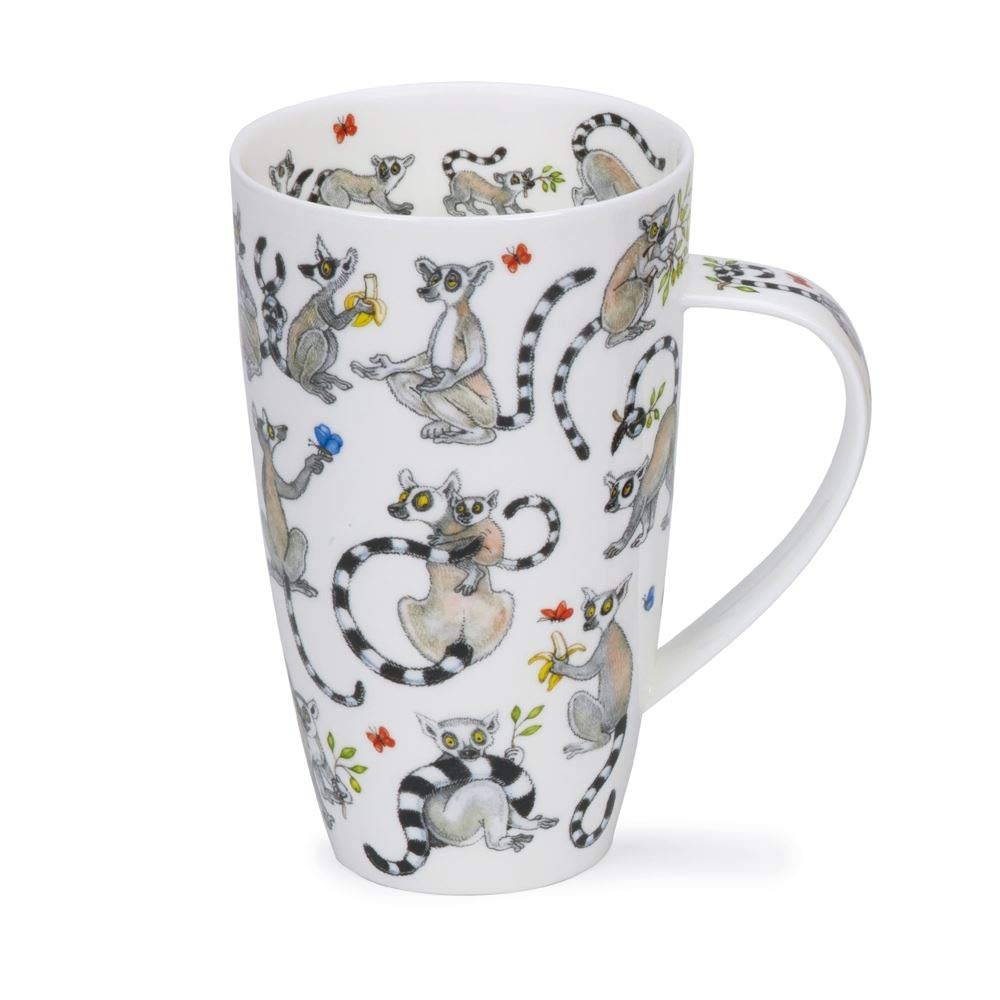Dunoon Henley Fine China Follow The Lemur Mug Cup 600ml 20.29 fl oz