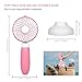 Desk Fan, USB Portable Mini Personal Fan, Super Quiet, 360° Up and Down, Rechargeable Fan for Baby Stroller, Camping, Home and Office (Black)