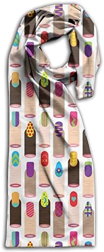 Japanese Fashion Nail Polish Winter Scarves Lightweight Warm Towel Stylish Shawl Scarf Adult