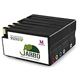 JARBO 952XL Remanufactured for HP 952 Ink Cartridge High Yield, 5 Packs(2 Black, 1 Cyan, 1 Magenta, 1 Yellow), Use in HP OfficeJet Pro 8710 8720 8730 8740 7740 8210 8216 8218 8715 8725 Printer