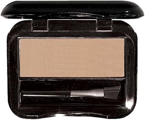 Brush On Brow for Perfectly Shaped & Contoured Brows - Lightweight pressed brow powder compact that creates a subtle natural brow to a fierce night out brow (Blonde)