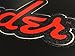 Fender Guitars Sticker - Red Glitter Logo