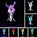 MJ Gifts Michael LED Jackson Lights Fans Dancer Michael Memory Jackson Gifts, Michael Souvenir Michael Lamp Creative Presents King of Pop Moonwalk Desktop 3D Decorative Lights for Home Party Festival