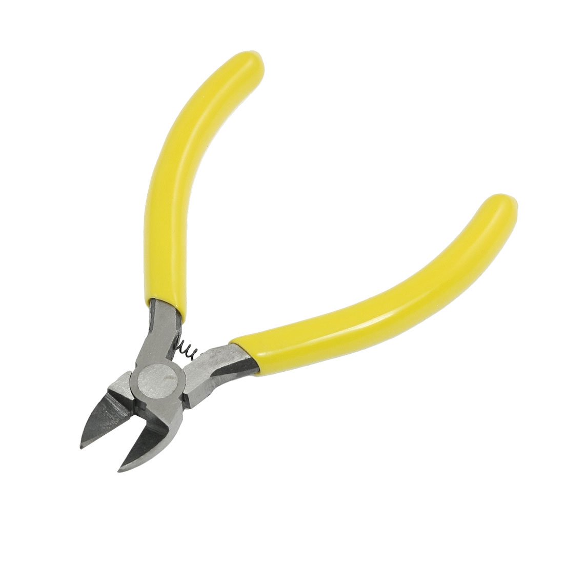 Sourcingmap Wire Cable Stripper Cutter Diagonal Pliers, Yellow/Silver Tone