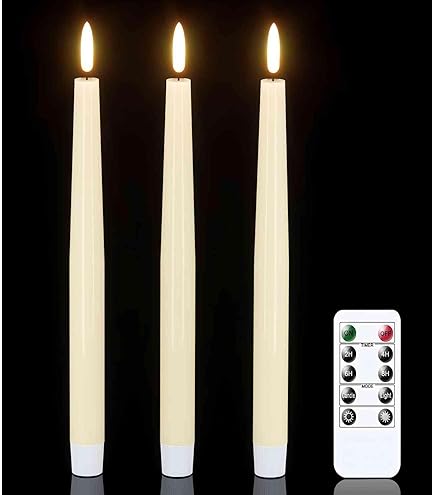 Candle Impressions Windsor Sconce Set Of 2 – Antique Bronze With 4 Flameless LED Candles, 5-Hour Timer